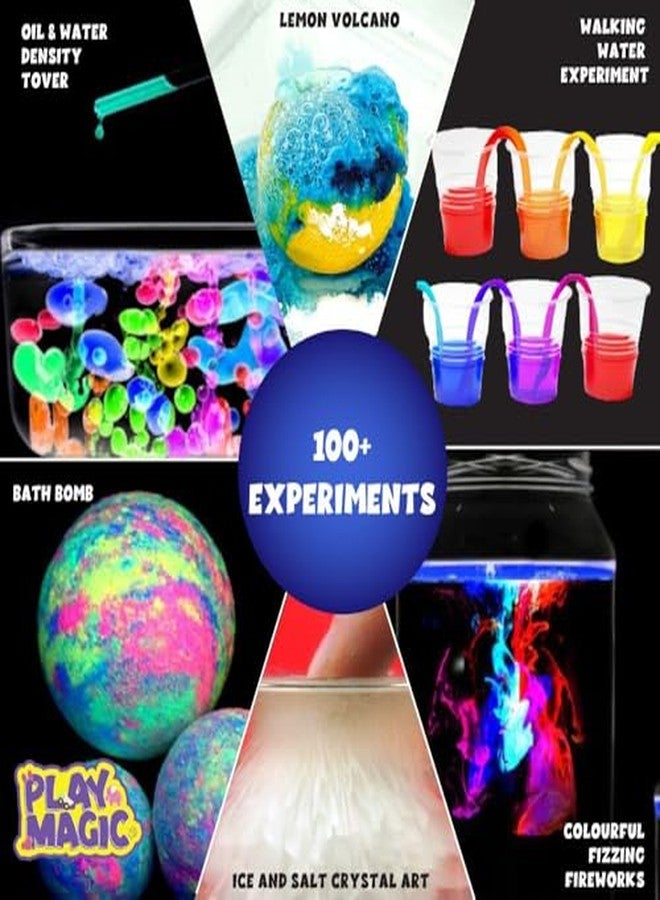 PlayMagic Young Genius Science Kit|Experiments for Multiple Projects & Categories/STEM|Learning & Educational Toy|Slime,Volcano, Bathbomb & Many|Safe/Gift for Kids 8 Year+|Made in India - Image 4